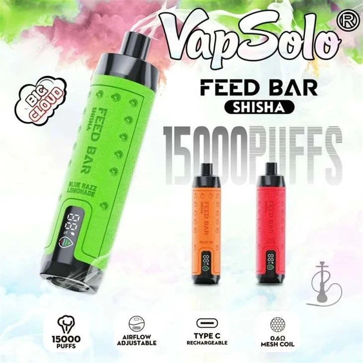Vapsolo FEED BAR SHISHA Hookah 15000 Puffs best